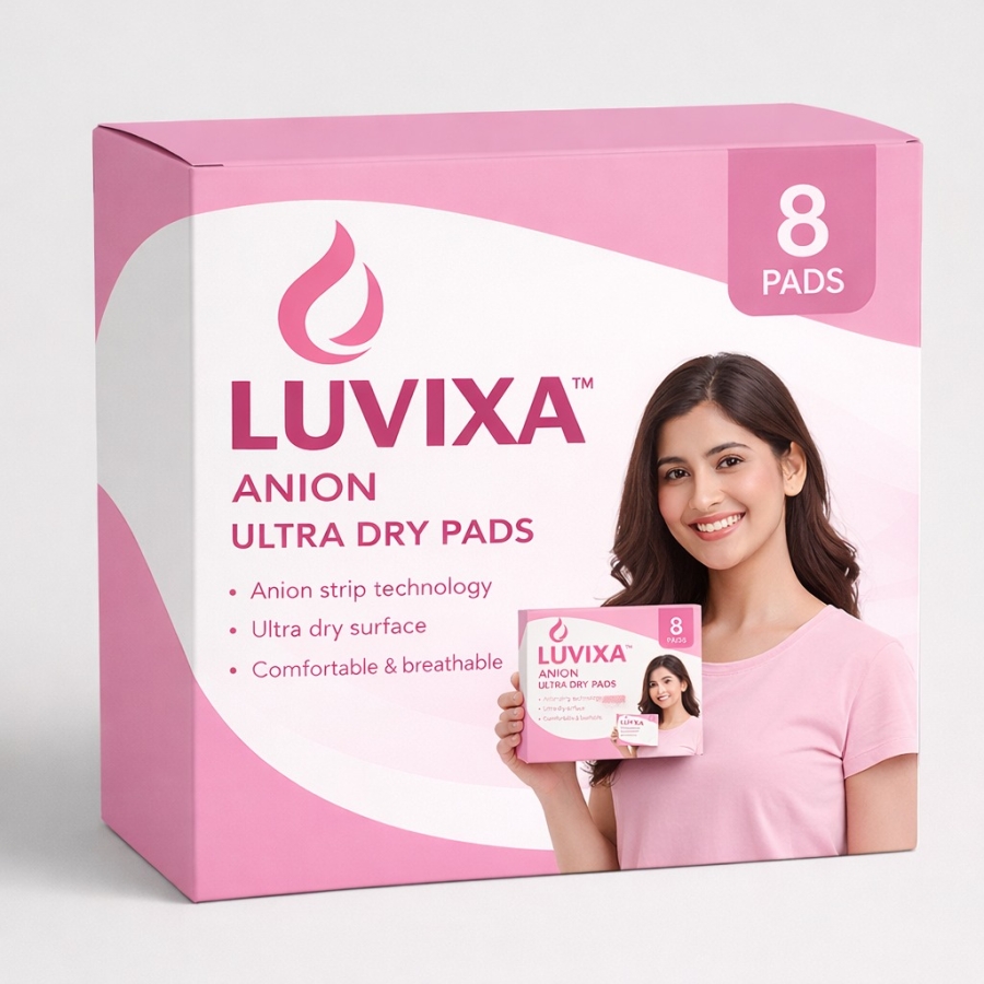 Luxiva Anion Ultra Dry Sanitary Pads - 8 Pads sanitary pads